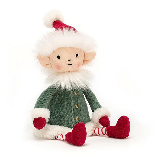 FESTIVE JELLYCAT - SMALL LEFFY ELF