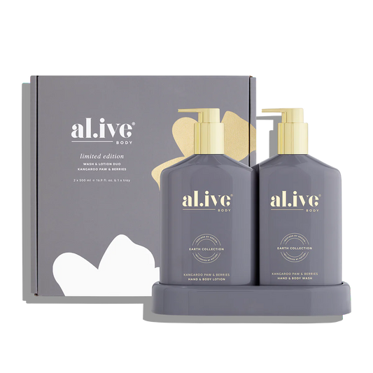 AL.IVE WASH & LOTION DUO - LIMITED EDITION KANGAROO PAW & BERRIES