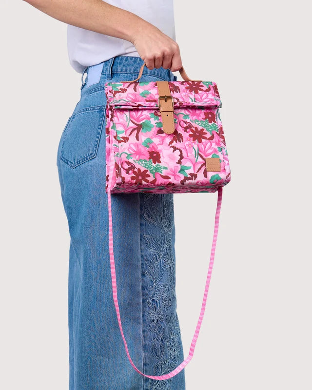 THE SOMEWHERE CO - LUNCH SATCHEL - SWEET PEA