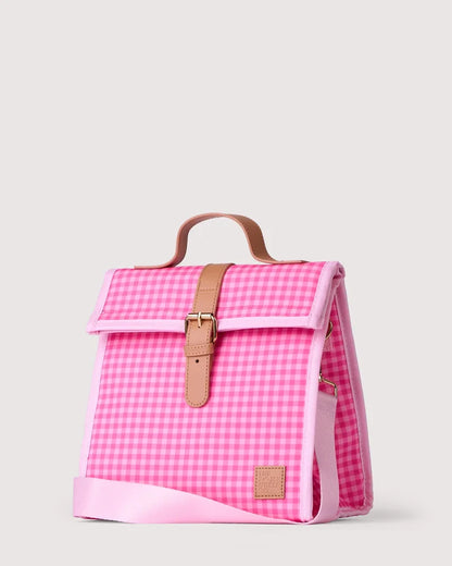 THE SOMEWHERE CO - LUNCH SATCHEL - TICKLED PINK