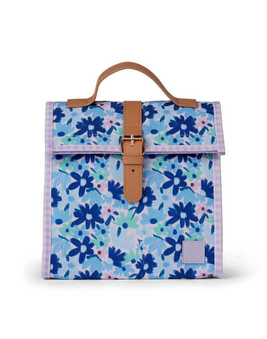 THE SOMEWHERE CO - LUNCH SATCHEL - BLUE MEADOW