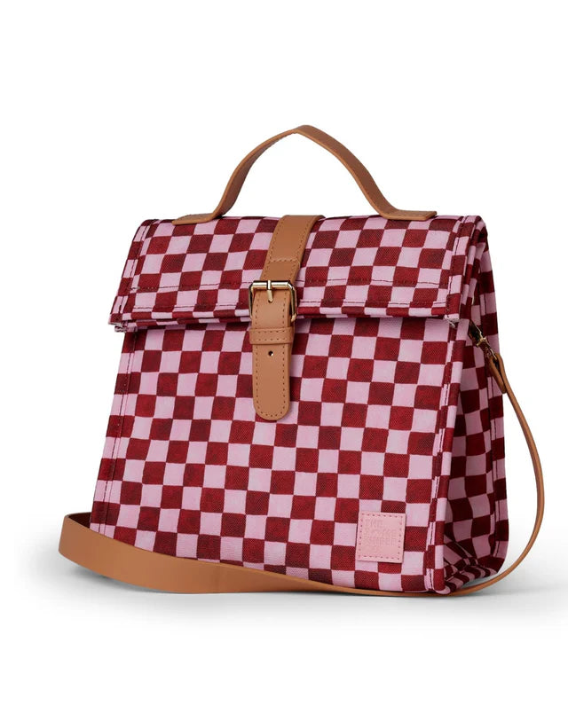 THE SOMEWHERE CO - LUNCH SATCHEL - CRIMSON HAZE