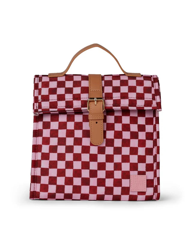 THE SOMEWHERE CO - LUNCH SATCHEL - CRIMSON HAZE