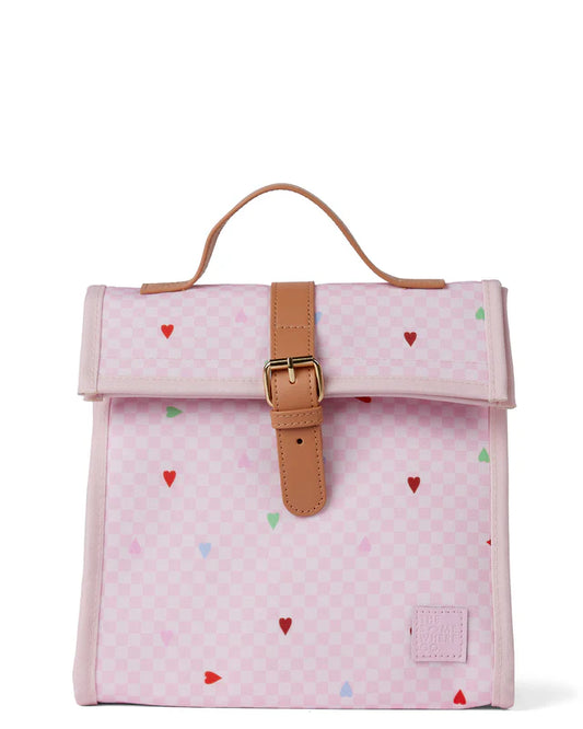 THE SOMEWHERE CO - LUNCH SATCHEL - QUEEN OF HEARTS