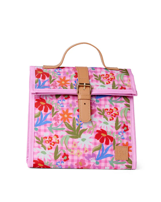 THE SOMEWHERE CO - LUNCH SATCHEL - FLOWERBURST