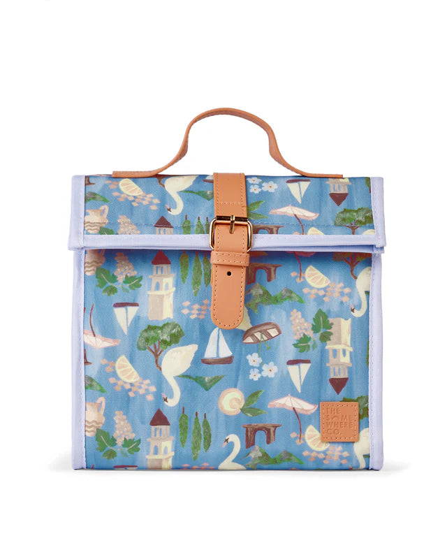 THE SOMEWHERE CO - LUNCH SATCHEL - SWAN LAKE
