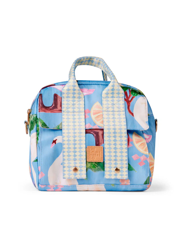 THE SOMEWHERE CO - THE LUNCH TOTE - SWAN LAKE
