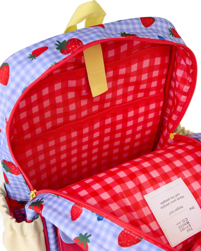 THE SOMEWHERE CO - MINI ADVENTURE BACKPACK - BERRY PATCH