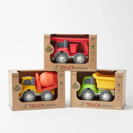 JIGGLES & GIGGLES - BIOPLASTIC UTILITY TRUCKS - LARGE - FIRE TRUCK