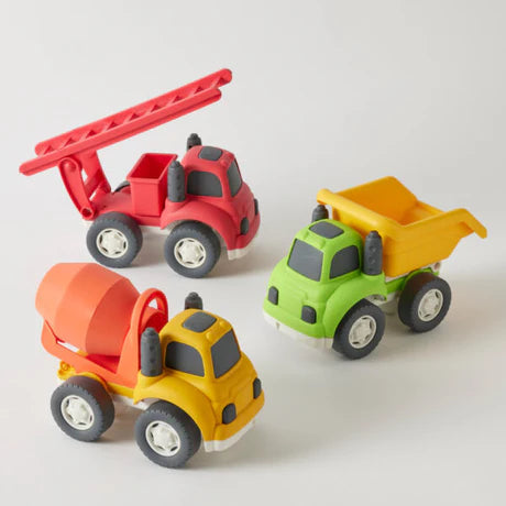 JIGGLES & GIGGLES - BIOPLASTIC UTILITY TRUCKS - LARGE - FIRE TRUCK