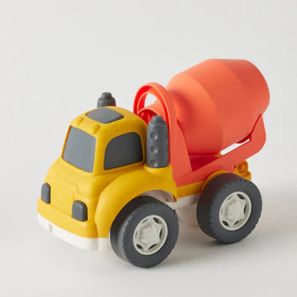 JIGGLES & GIGGLES - BIOPLASTIC UTILITY TRUCK - LARGE - CEMENT TRUCK