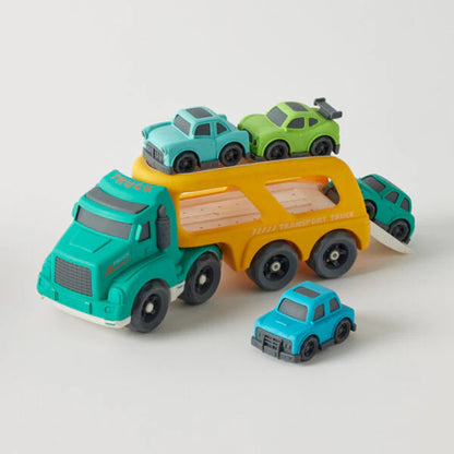 JIGGLES & GIGGLES - BIOPLASTIC VEHICLE CARRIER - WITH CARS