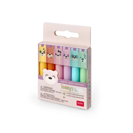 LEGAMI - TEDDY'S STYLE PASTEL HIGHLIGHTERS
