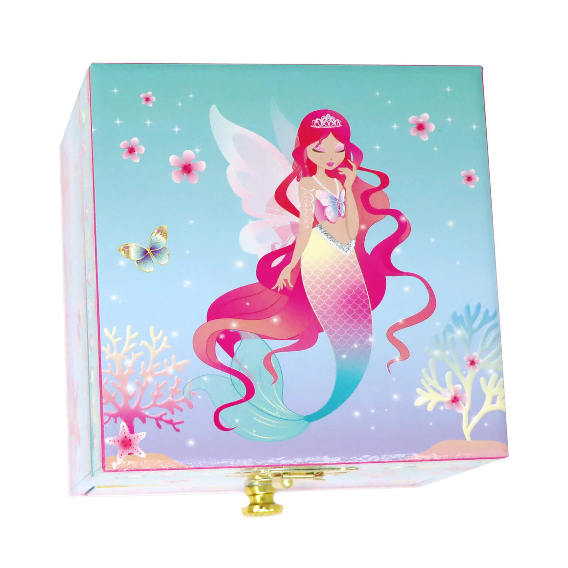 PINK POPPY - MUSICAL JEWELLERY BOX - SHIMMERING MERMAID