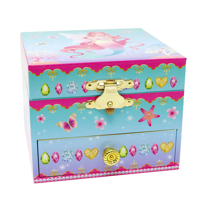 PINK POPPY - MUSICAL JEWELLERY BOX - SHIMMERING MERMAID