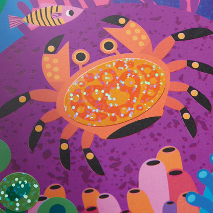 MUDPUPPY STICKER SPARKLE ACTIVITY KIT - OCEAN LIFE