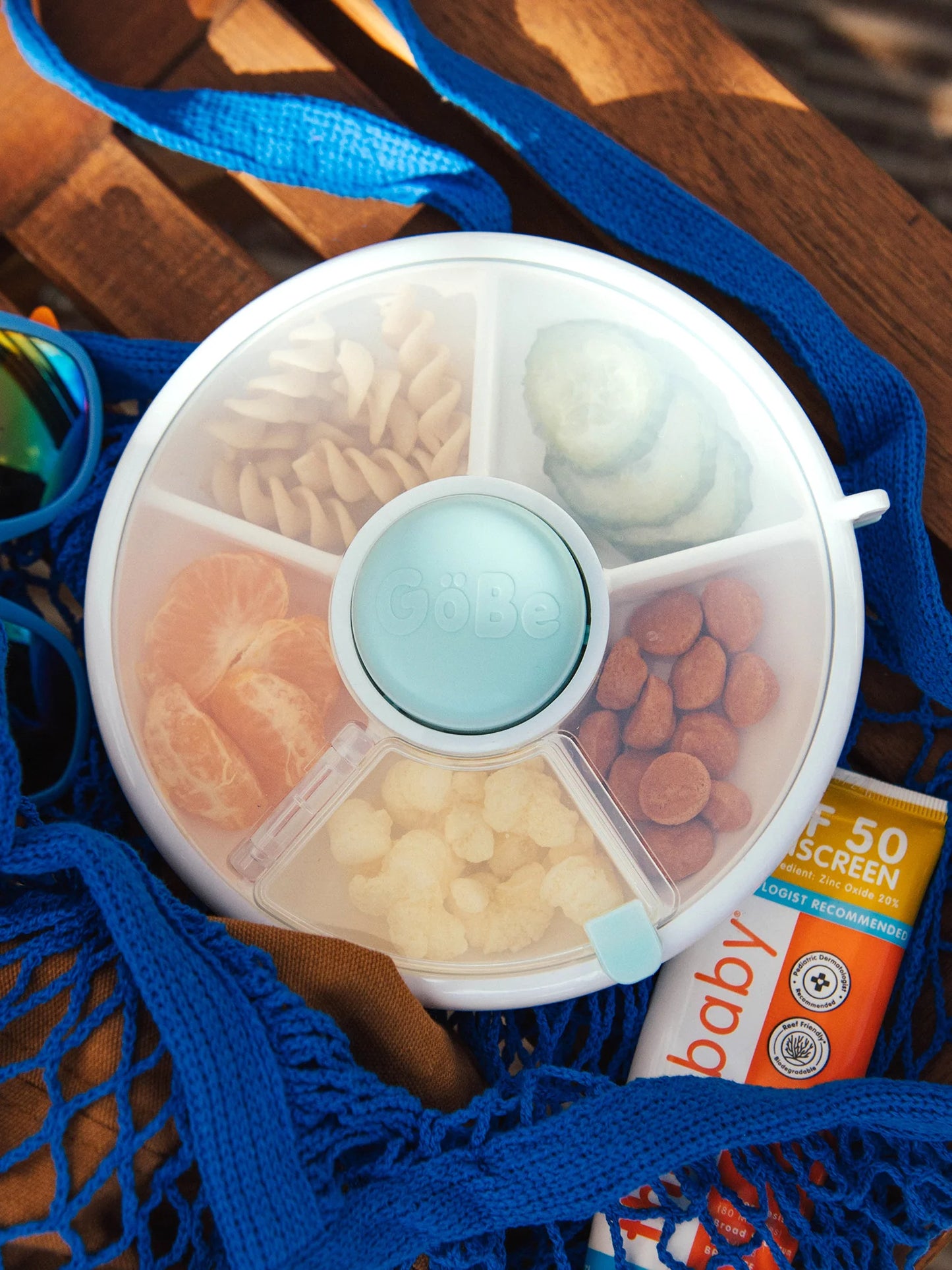 GOBE SNACK SPINNER -  MACARON BLUE