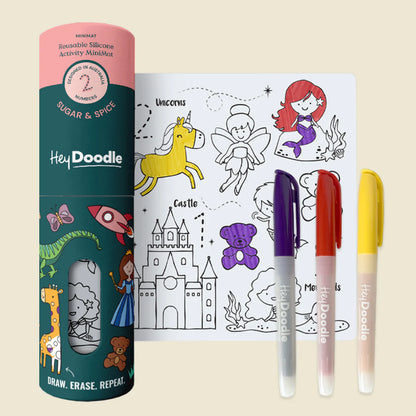 HEY DOODLE MINIMAT - SUGAR & SPICE