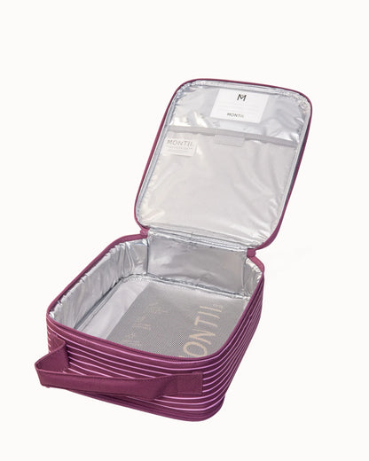MONTIICO INSULATED LARGE LUNCH BAG - RUBY