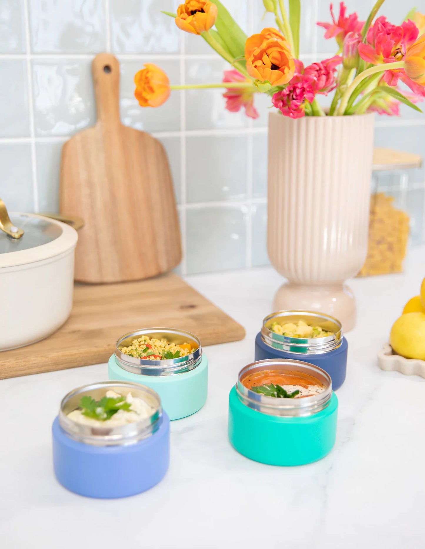 MONTIICO INSULATED FOOD JAR 200ML - SPLASH