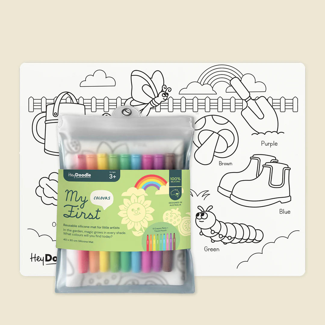 HEY DOODLE - MY FIRST MAT -  COLOURS