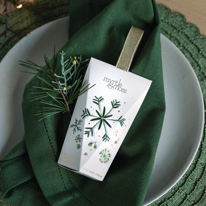 MYRTLE & MOSS CHRISTMAS ORNAMENT - BERGAMOT TANGERINE & GERANIUM