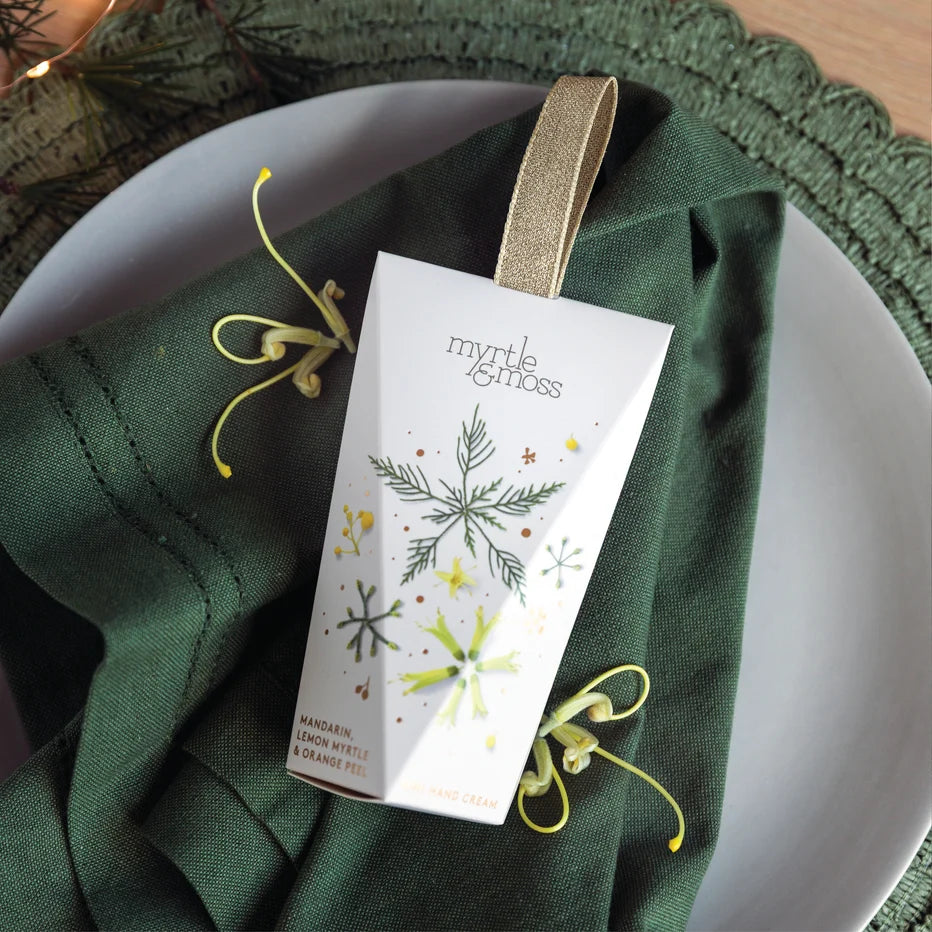 MYRTLE & MOSS CHRISTMAS ORNAMENT - MANDARIN LEMON MYRTLE & ORANGE PEEL