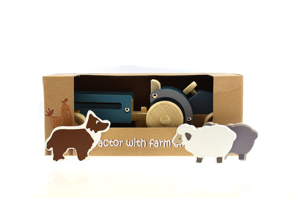 KAPER KIDZ TRACTOR WITH FARM ANIMALS