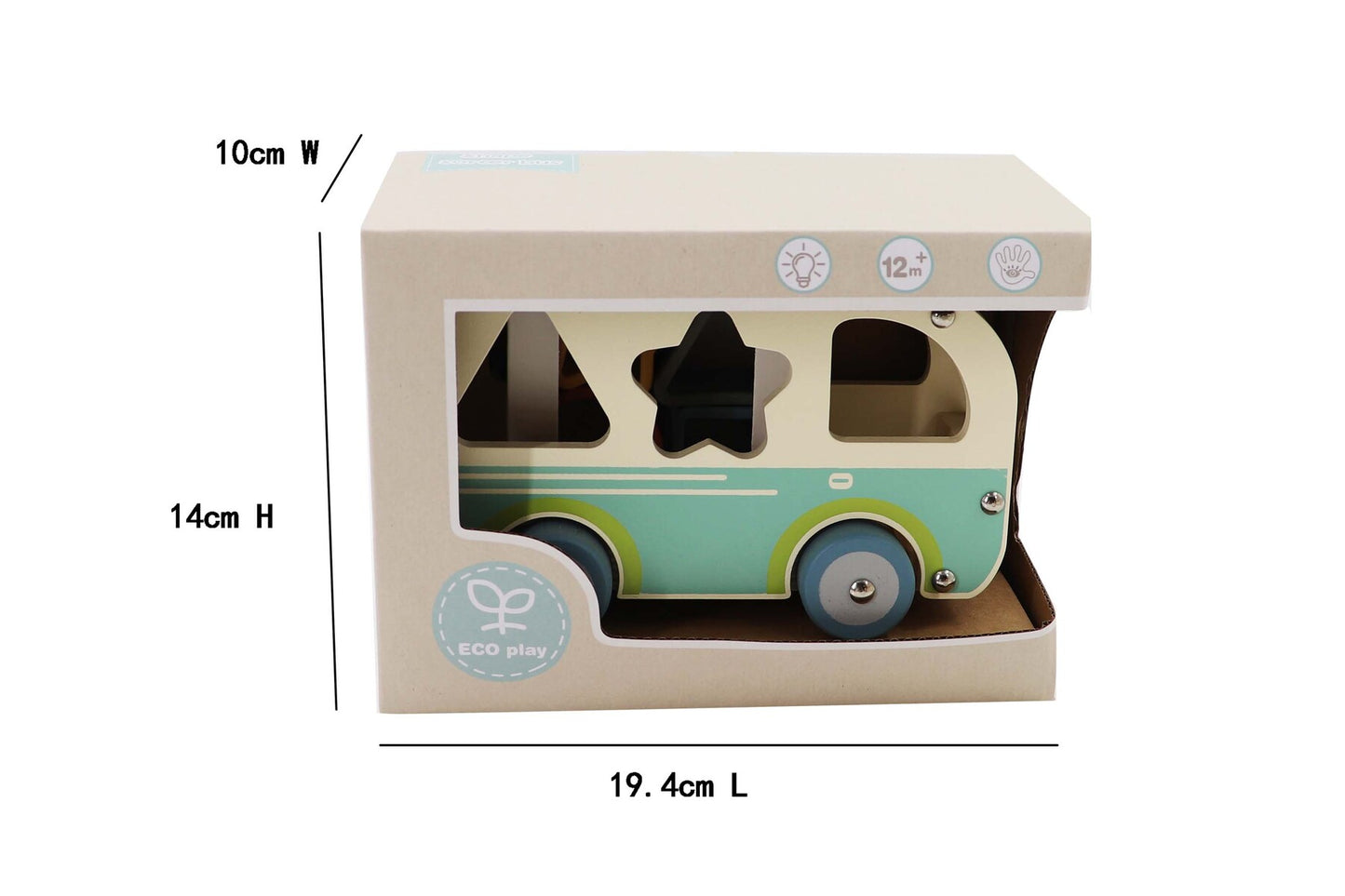 KAPER KIDZ SHAPE SORTER BUS