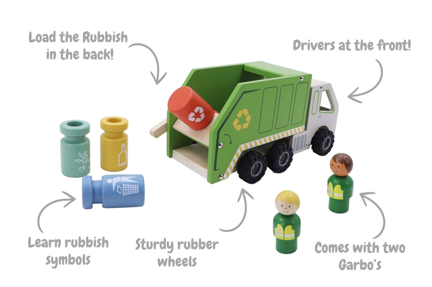 KAPER KIDZ GARBAGE TRUCK TOY