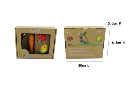 KAPER KIDZ 3 PIECE WOODEN FRUIT SET