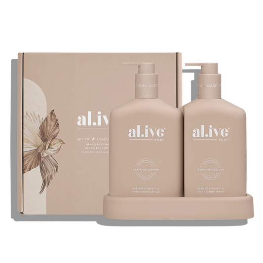 AL.IVE WASH & LOTION DUO - APRICOT & SWEET FIG