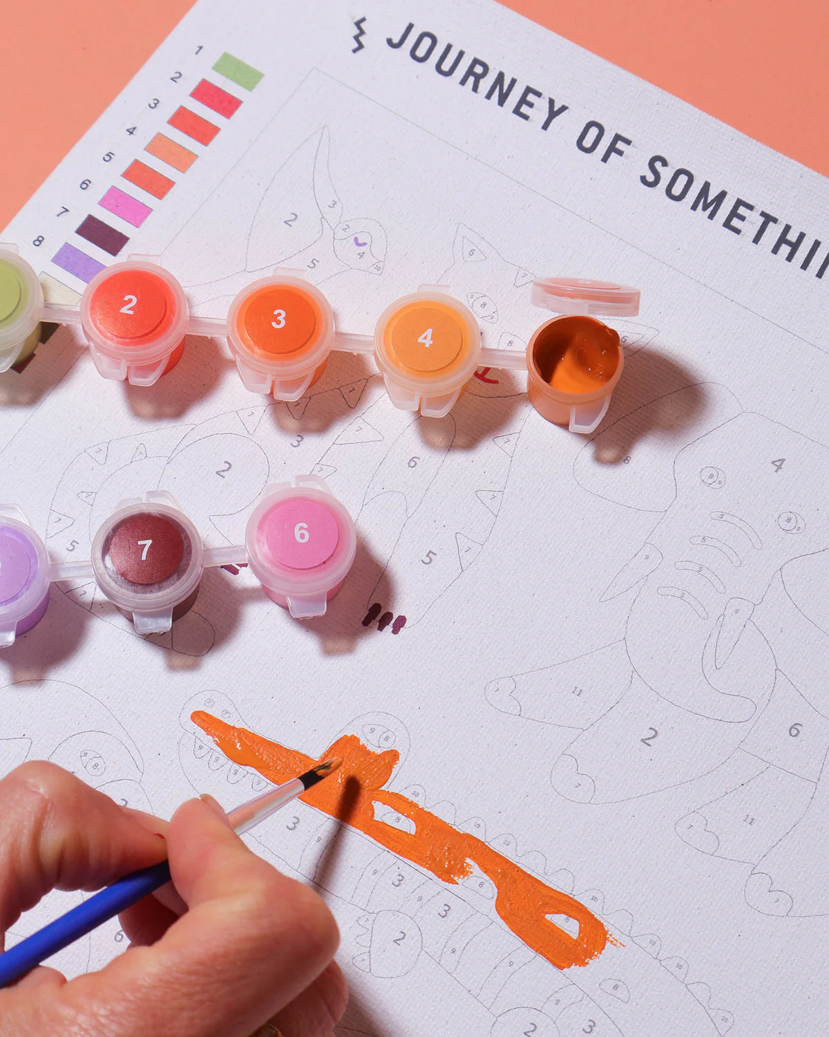 JOURNEY OF SOMETHING KIDS PAINT BY NUMBERS - LITTLE SAFARI