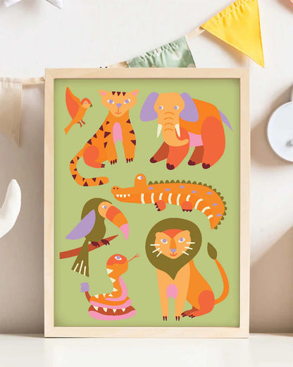 JOURNEY OF SOMETHING KIDS PAINT BY NUMBERS - LITTLE SAFARI