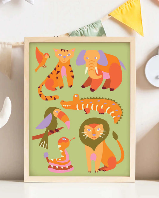 JOURNEY OF SOMETHING KIDS PAINT BY NUMBERS - LITTLE SAFARI