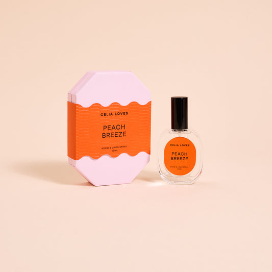 CELIA LOVES ROOM AND LINEN SPRAY - PEACH BREEZE