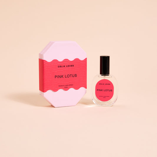 CELIA LOVES ROOM AND LINEN SPRAY - PINK LOTUS