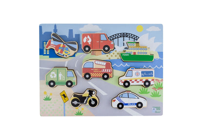 KOALA DREAM CHUNKY PUZZLE - AUSSIE TRANSPORT VEHICLES