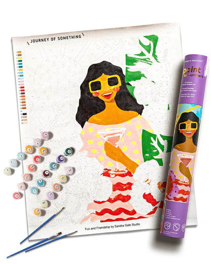 JOURNEY OF SOMETHING PAINT BY NUMBERS - FUN & FRIENDSHIP