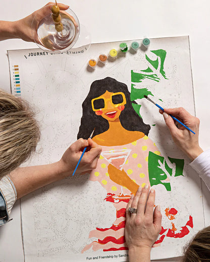 JOURNEY OF SOMETHING PAINT BY NUMBERS - FUN & FRIENDSHIP