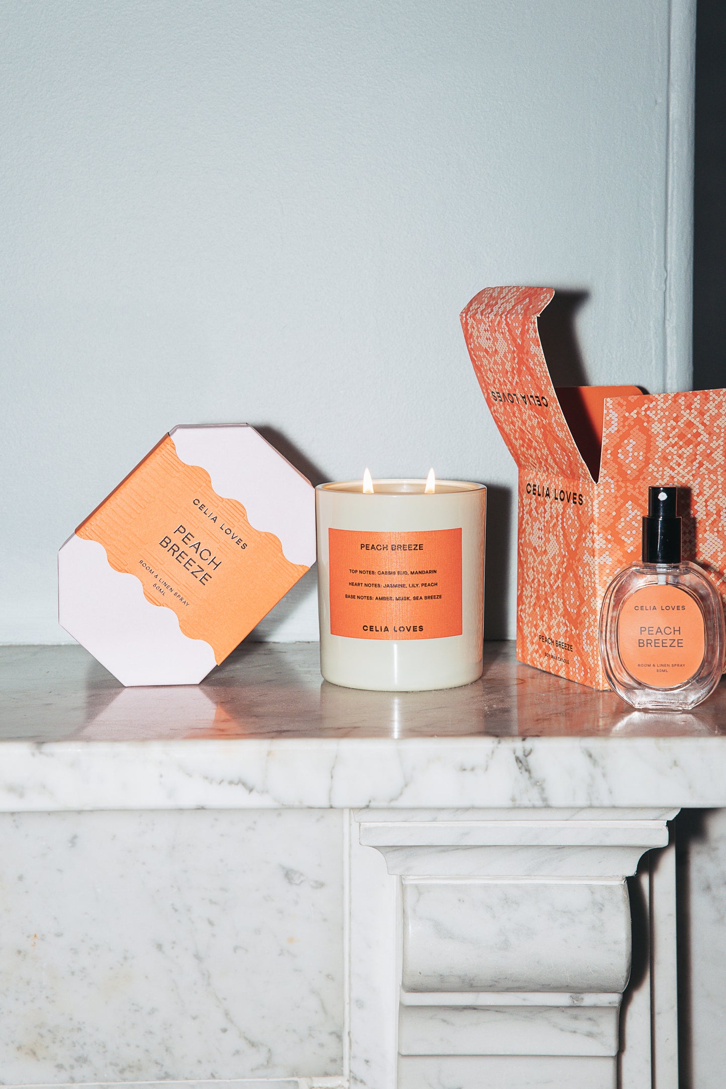 CELIA LOVES ROOM AND LINEN SPRAY - PEACH BREEZE