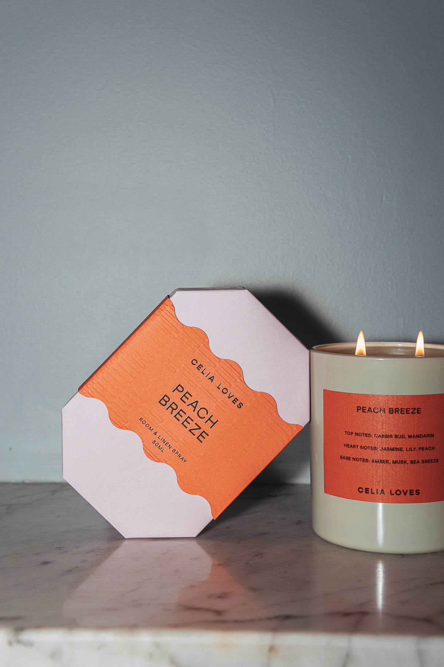 CELIA LOVES ROOM AND LINEN SPRAY - PEACH BREEZE