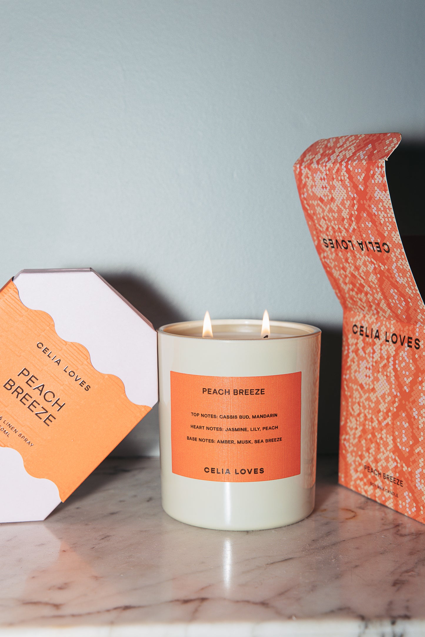 CELIA LOVES CANDLE - PEACH BREEZE