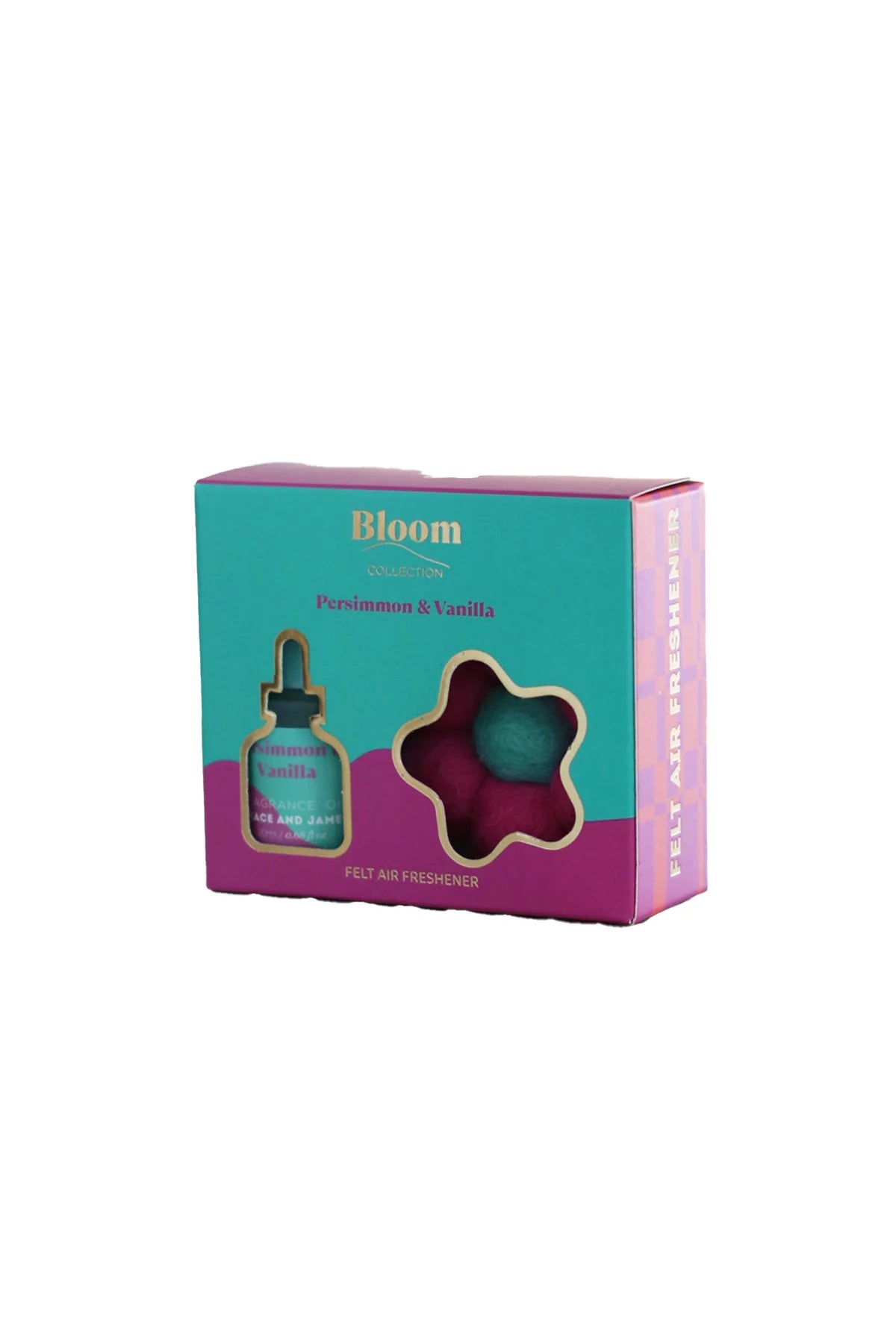 BLOOM FELT AIR FRESHENER - PERSIMMON & VANILLA