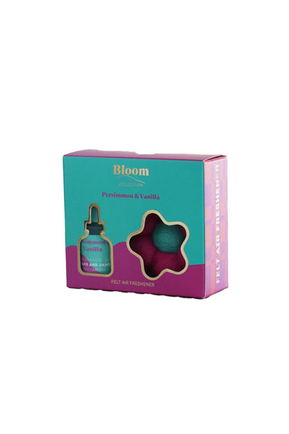 BLOOM FELT AIR FRESHENER - PERSIMMON & VANILLA