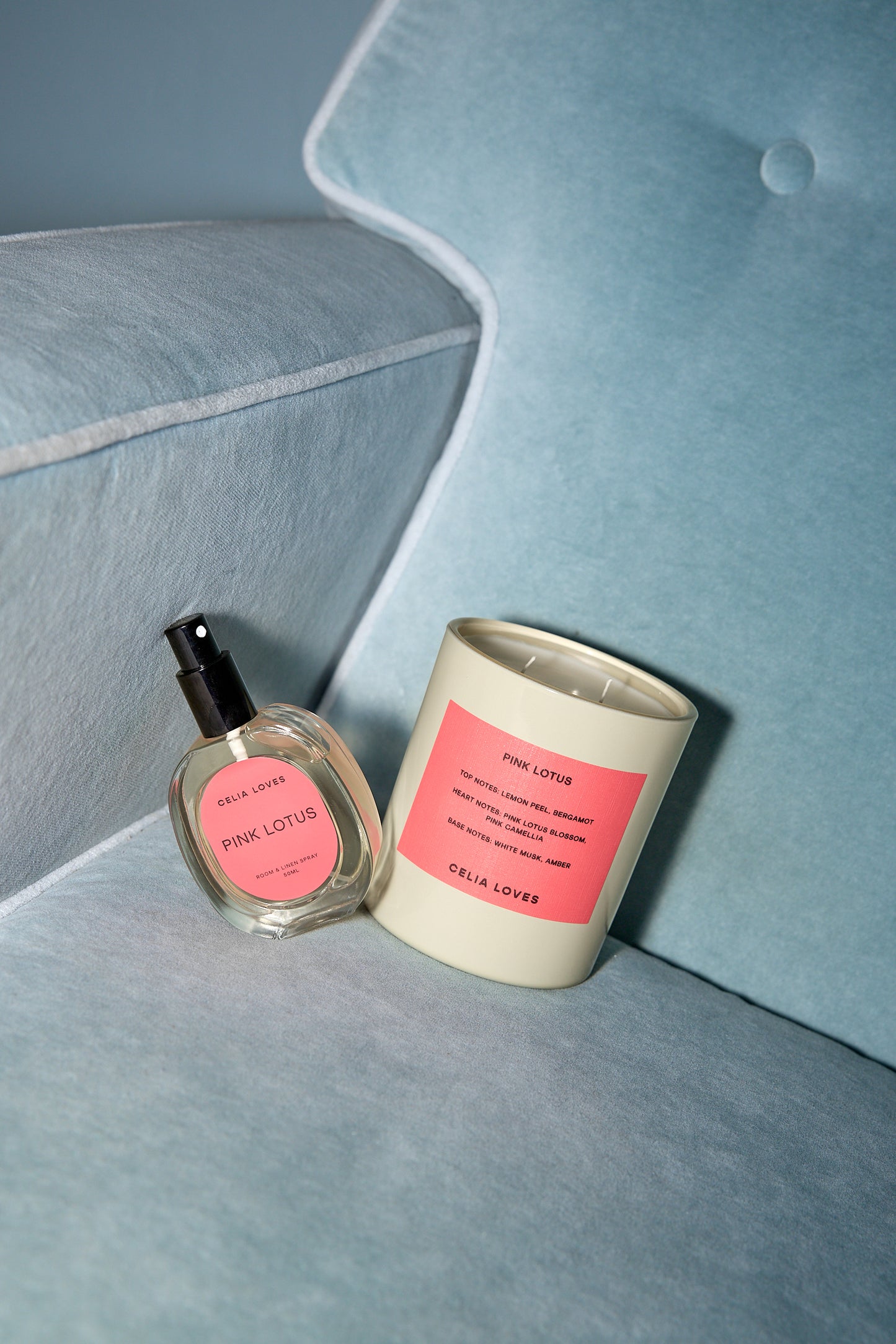 CELIA LOVES ROOM AND LINEN SPRAY - PINK LOTUS