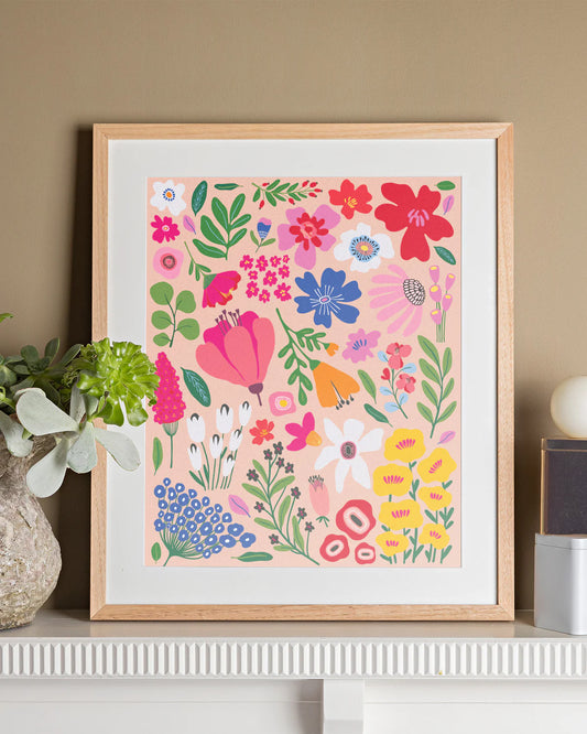 JOURNEY OF SOMETHING PAINT BY NUMBERS - PRESSED FLOWERS