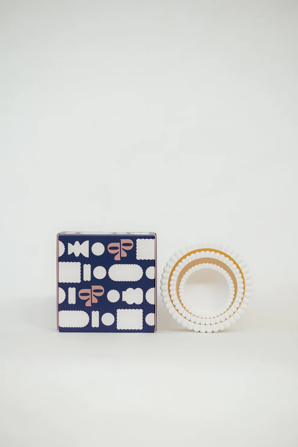 PRINTING POTTERS - SCALLOPED TRINKET BOWL SET