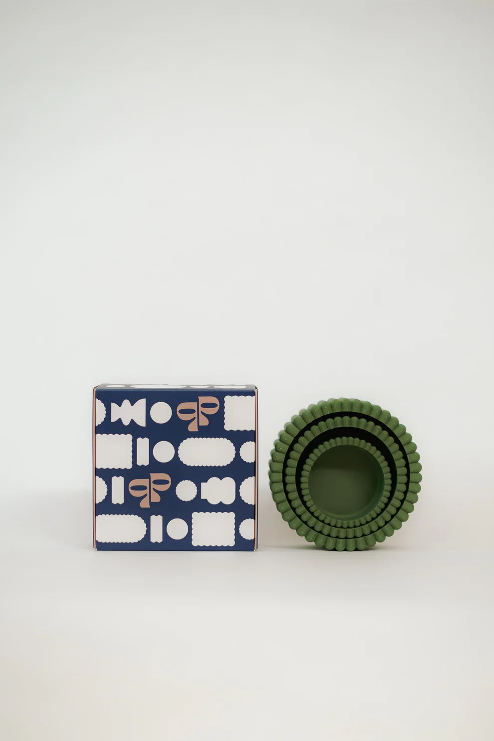 PRINTING POTTERS - SCALLOPED TRINKET BOWL SET