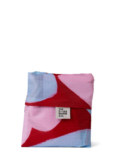 THE SOMEWHERE CO. REUSABLE SHOPPING BAG - QUEEN OF HEARTS